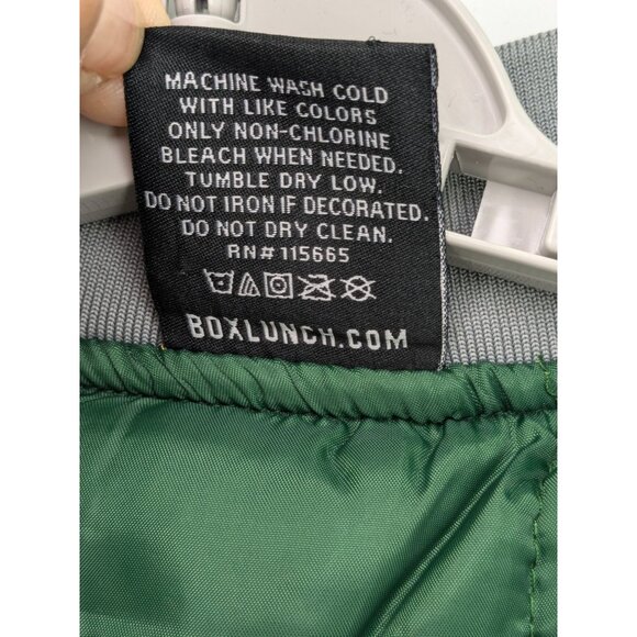 Attack on Titan Varsity Bomber Jacket Unisex Size S Scout Regiment Snap On Anime - Picture 13 of 13